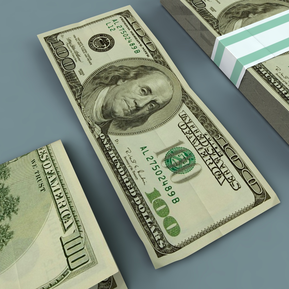 100dollars_x04.jpg Dollars 3D model - cinema 4D