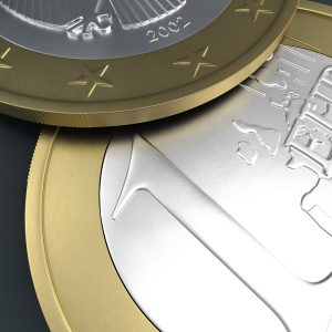 Euro coin 3D model cinema 4d