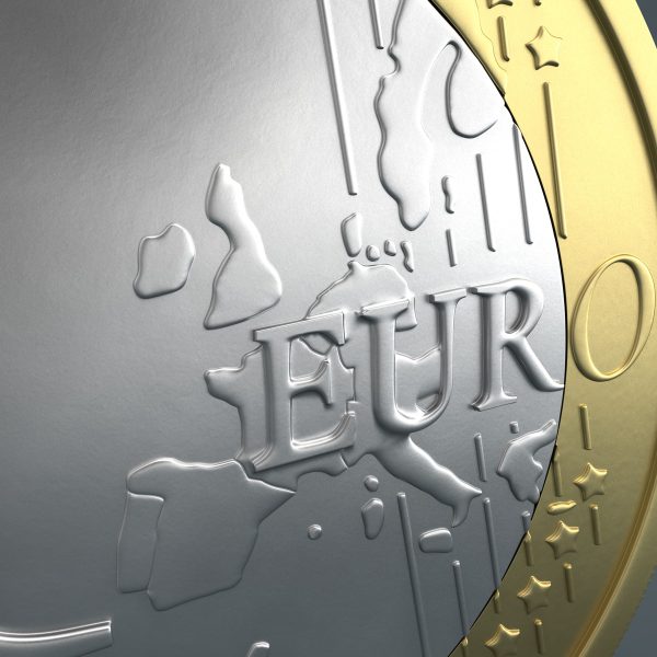 Euro coin 3D model c4d