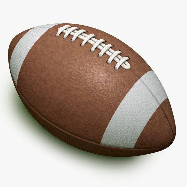 American football 3D model