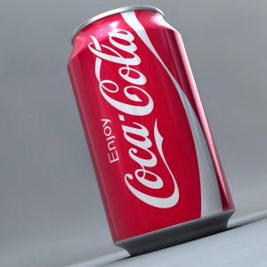 Coca can 3D model c4d