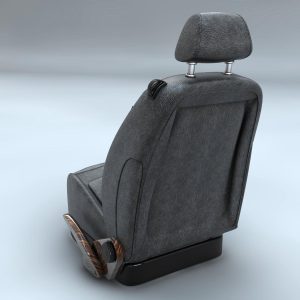 Auto seat 3d model c4d
