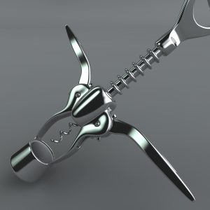corkscrew 3D model c4d