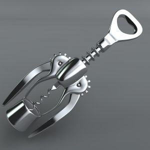 corkscrew 3D model cinema 4d