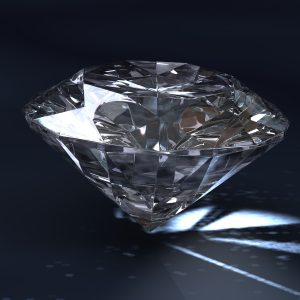 Diamond 3D model c4d