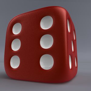 Dice 3D model cinema 4d
