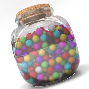 Jar 3D model c4d