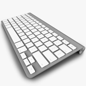 Wireless Keyboard 3D model