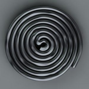Licorice 3D model c4d