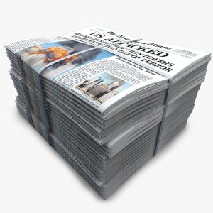 Newspaper 3D model