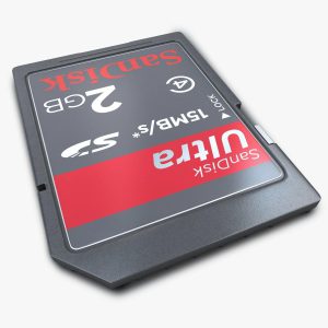SD Card 3D model