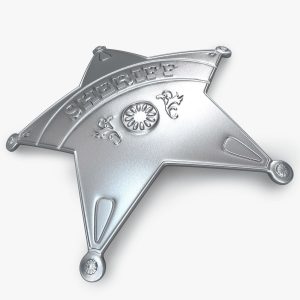 Sheriff Badge 3D model