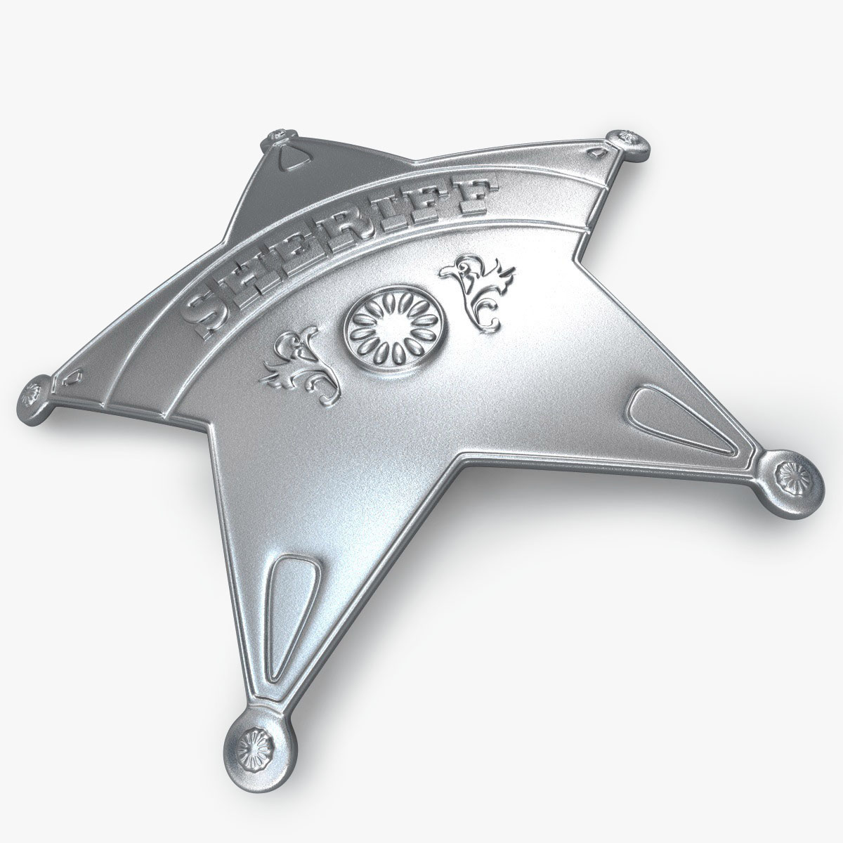 Sheriff_badge_01b.jpg Sheriff Badge 3D model