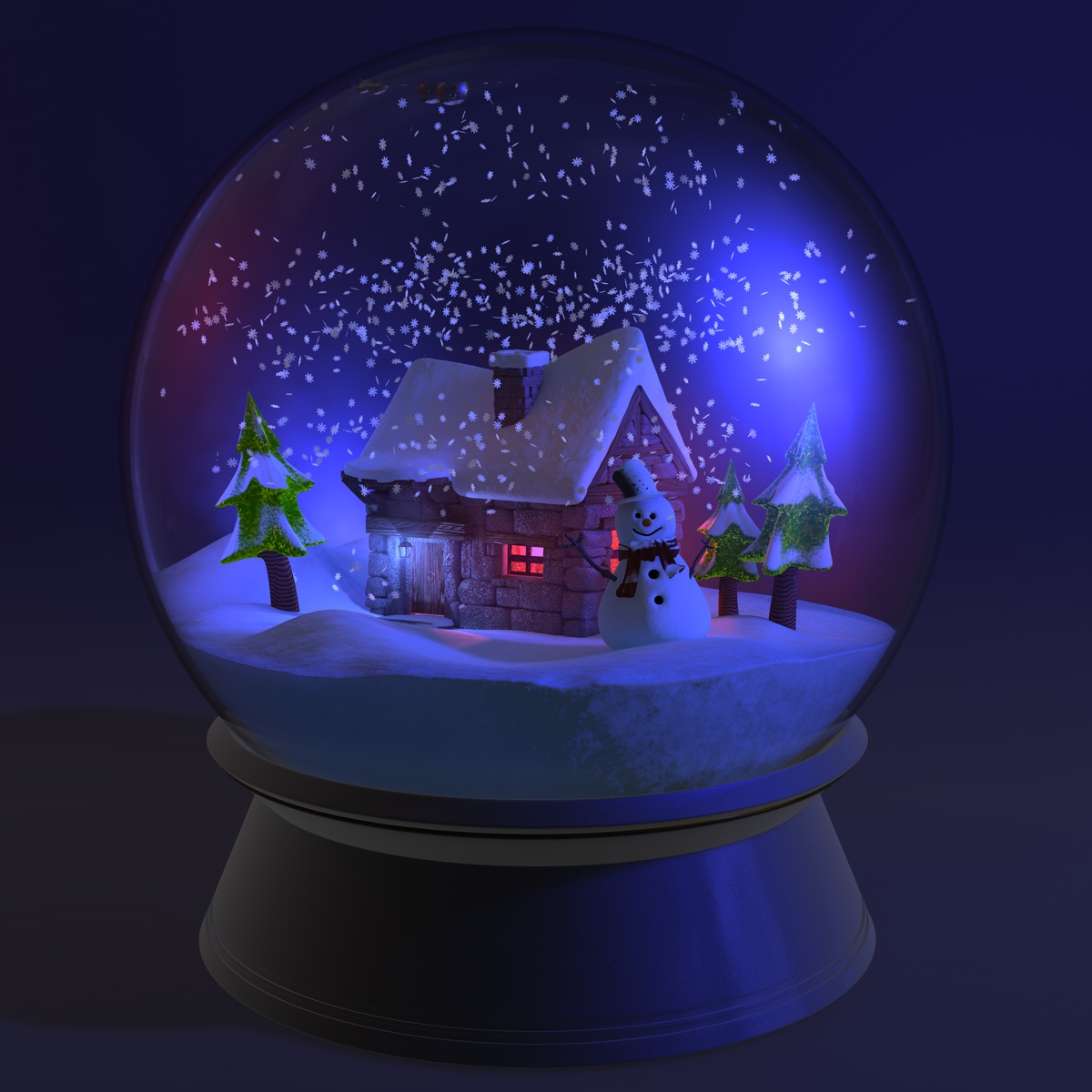 Snowglobe_V2_04.jpg Christmas Globe 3D model cinema 4d