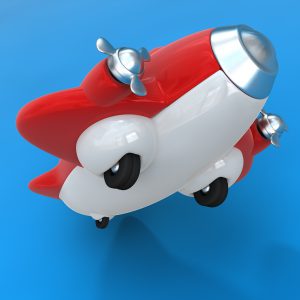Toy Airplane 3D model c4d