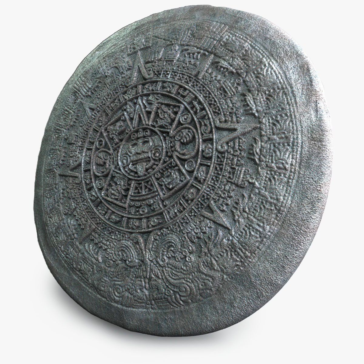 aztec_01b.jpg Aztec Calendar 3D model