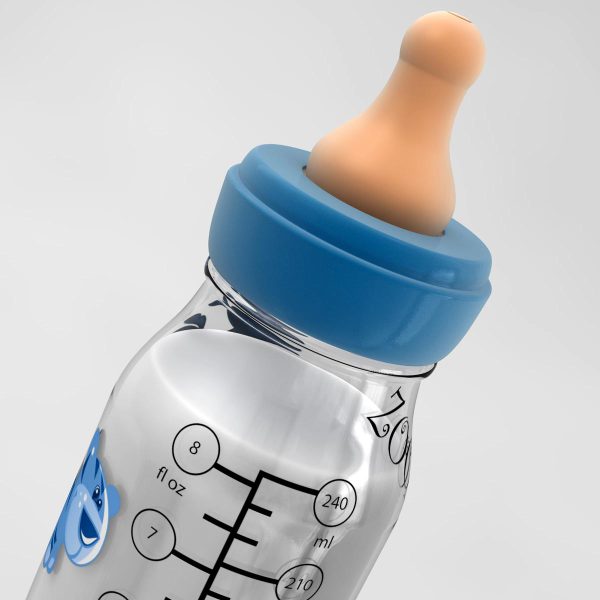 Baby bottle 3d model. c4d