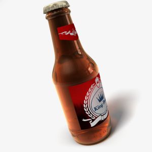 Beer bottle 3D model