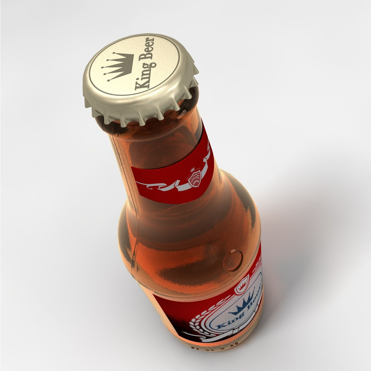bottle_beer_03.jpg Beer bottle 3D model cinema 4d