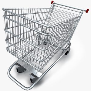 Shopping cart 3D model