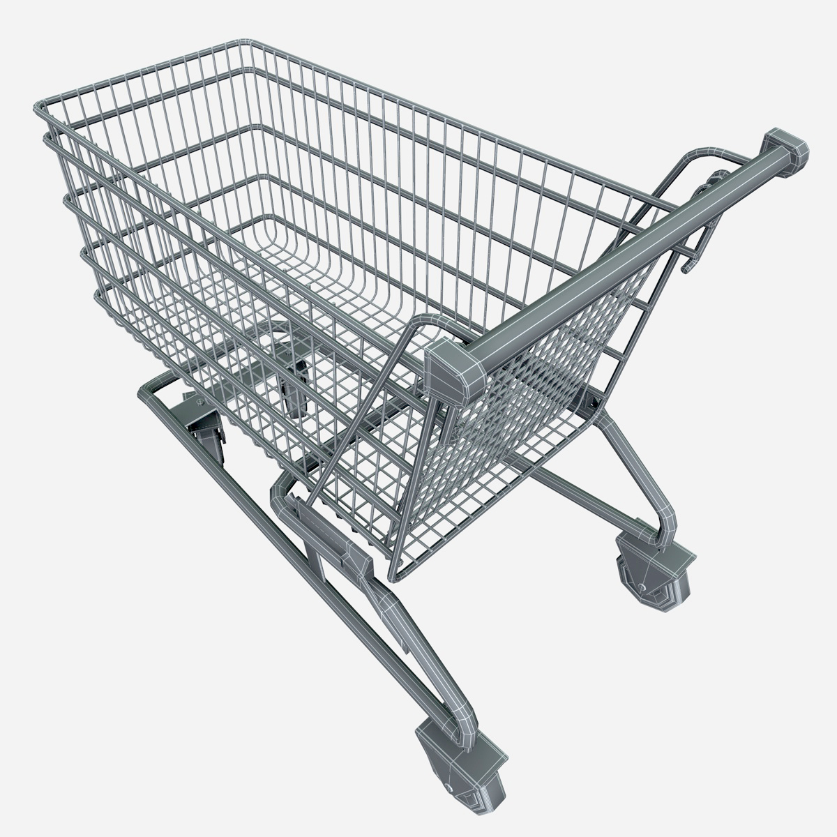 caddy_06.jpg Shopping cart 3D model cinema 4d