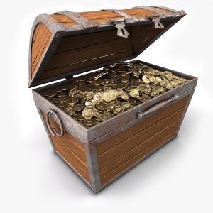 Treasure chest 3D model
