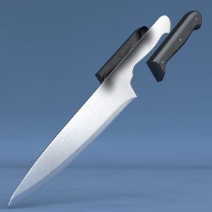 Cook's Knife 3D model cinema 4d