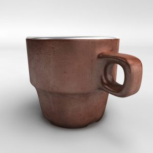 Coffee cup 3D model cinema 4d