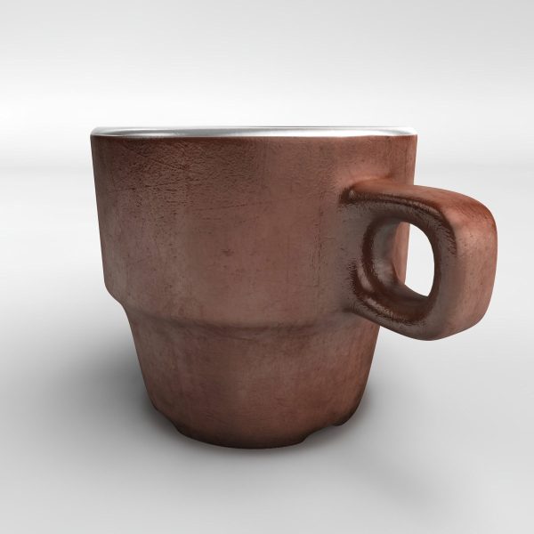 Coffee cup 3D model cinema 4d
