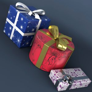 Gift 3D model c4d