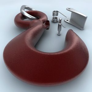 Pulley Hook 3D model cinema 4d