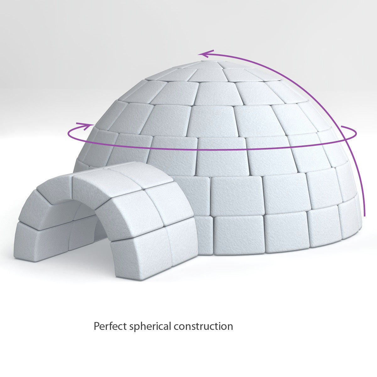 igloo_02.jpg Igloo 3D model cinema 4d