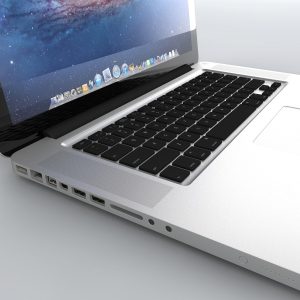 MacBook Pro 3D model cinema 4d