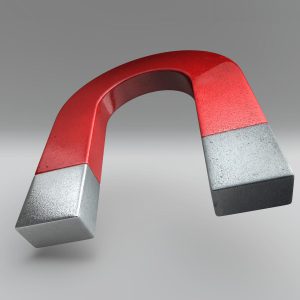 Magnet 3D model c4d