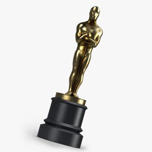 Oscar Trophy 3D model