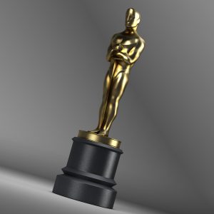 Oscar Trophy 3D model cinema 4d