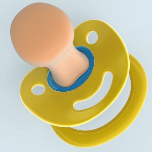 Pacifier 3D model c4d