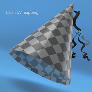 Party Hat3D model cinema 4d