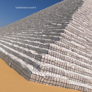 Egyptian Pyramid 3D model cinema 4d