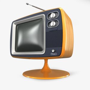 Retro TV 3D model