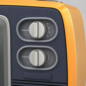 Retro TV 3D model cinema 4d