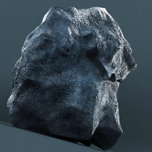Rock 3D model c4d