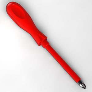 Screwdriver 3D model cinema 4d
