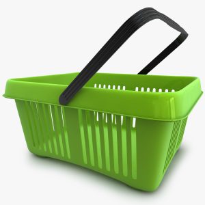 Shopping basket 3D model