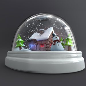 Snow Globe 3D model c4d