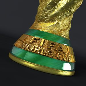 Fifa World Cup Trophy 3D model cinema 4d