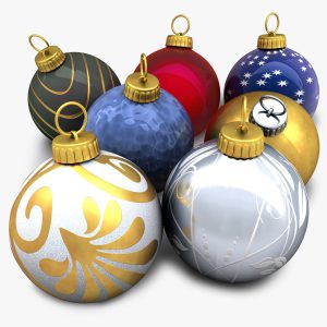 Xmas Balls 3D model