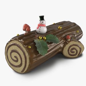Yule Log 3D model